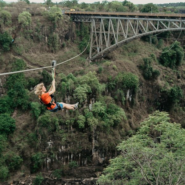 Bridge Slide at the Victoria Falls Bridge
